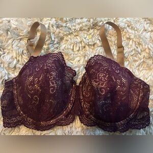 ThirdLove Maroon Lace Bra